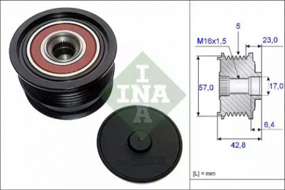 WILMINK GROUP wg1253762 -  Механизм свободного хода генератора